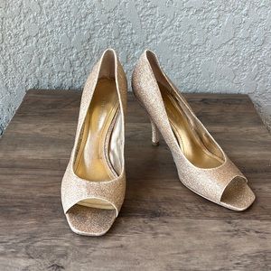 Gold Sparkle Heels